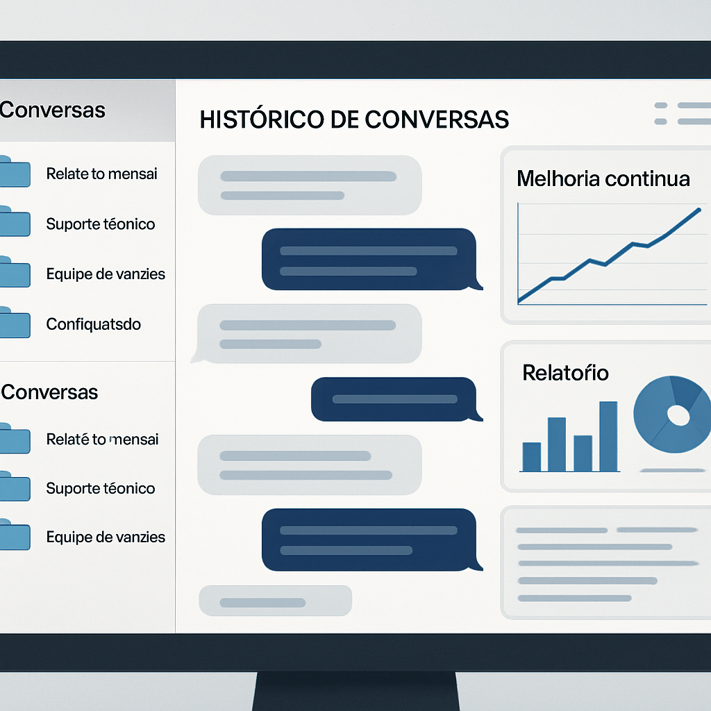 5. Registro e histórico de conversas